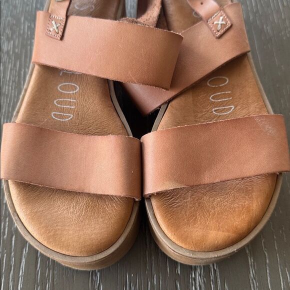 Musse & Cloud Natural Tan Strappy Sandals Platform Casual Boho Women’s Size EU37 - Picture 10 of 12